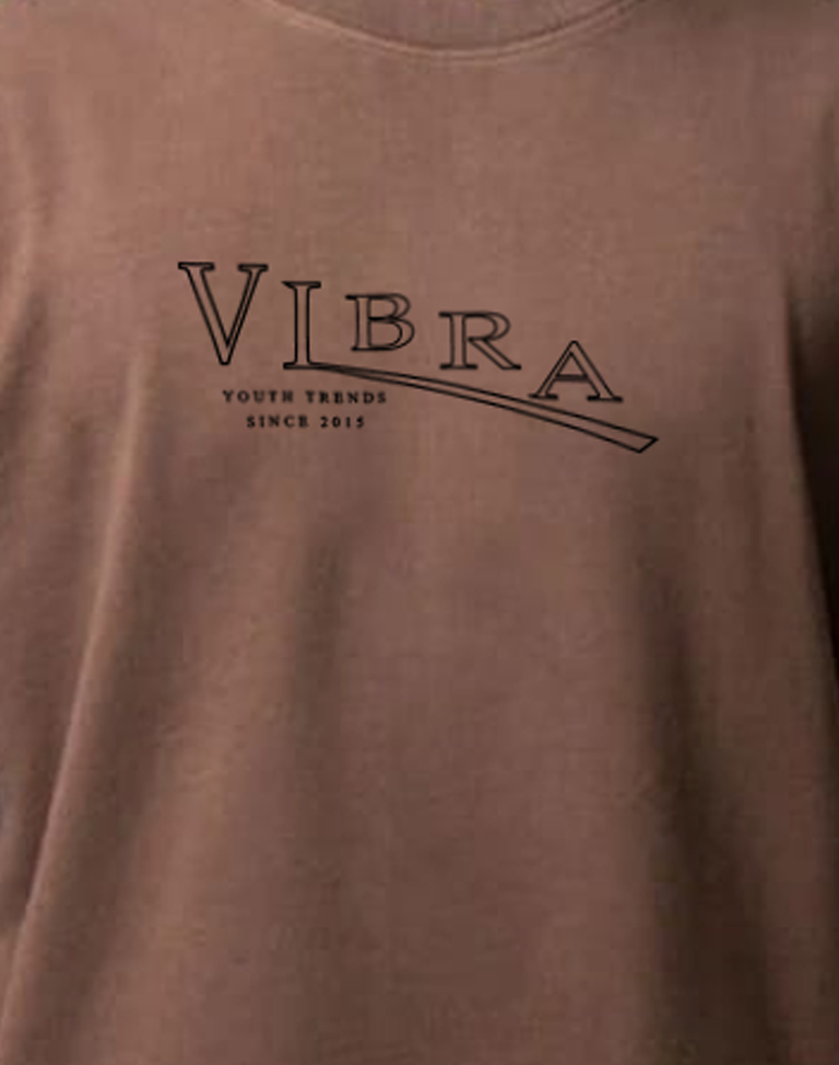 Camiseta Oversized Fit Marrón