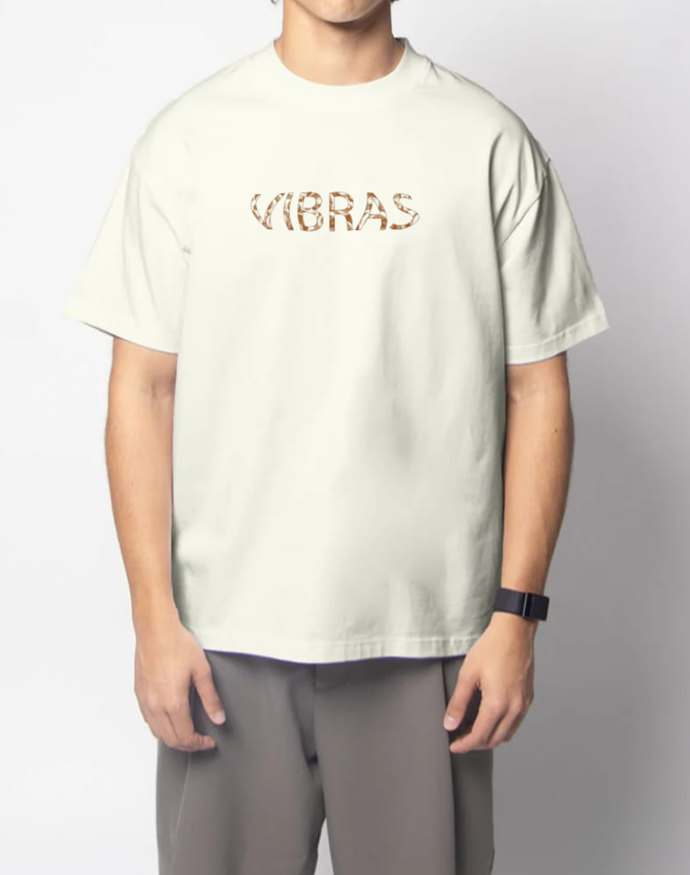 Camiseta Oversized Fit Beige