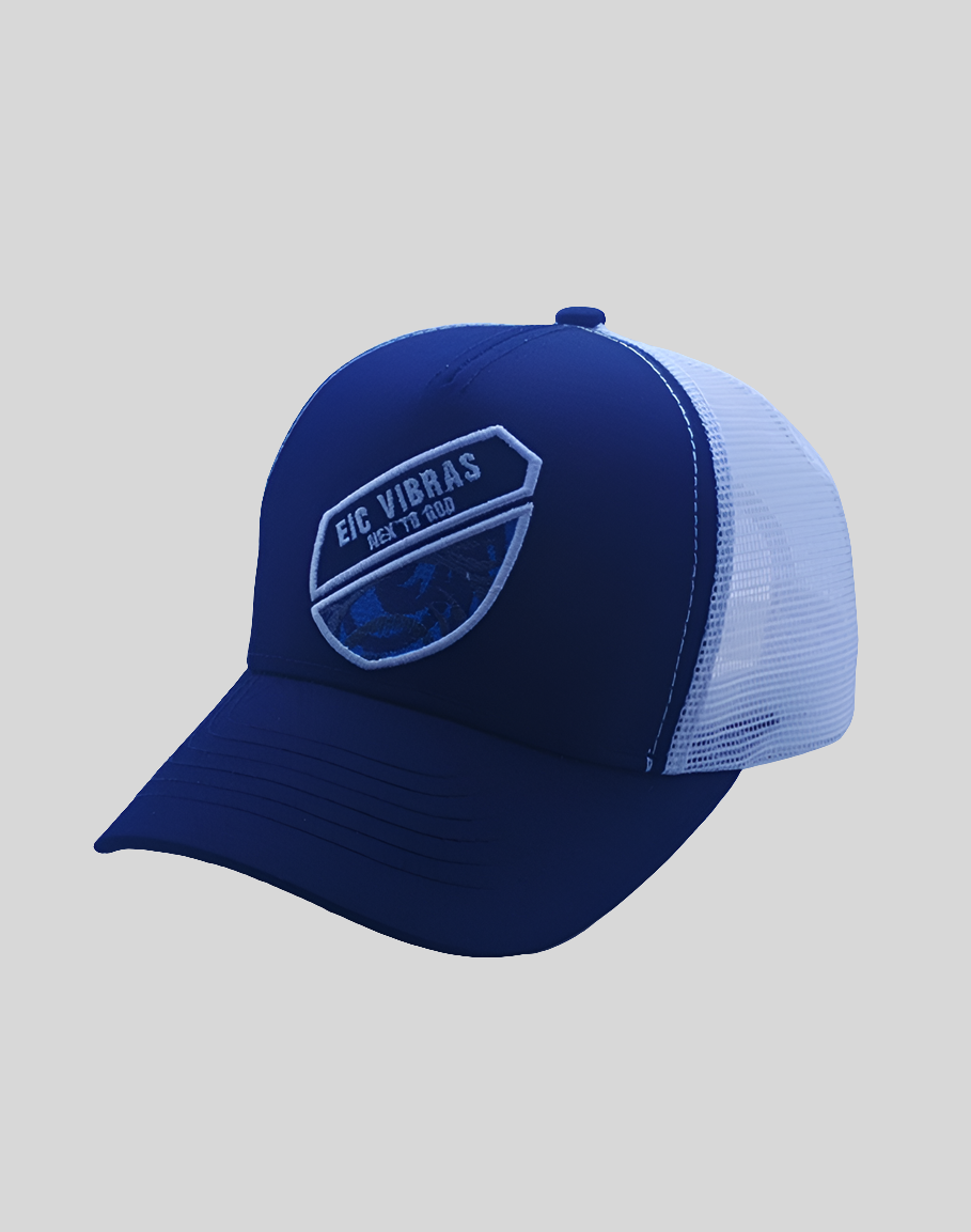 Gorra EIC VIBRAS - Blanco Azul