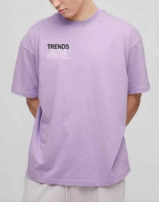 Camiseta Oversized Fit Morado