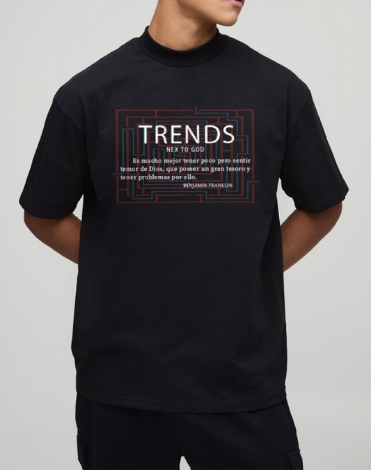 Camiseta Oversized Fit TRENDS
